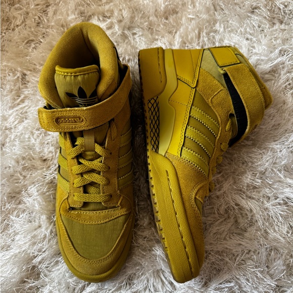 Adidas Wmns Forum Mid ‘Pulse Olive’ Suede Sneakers - Picture 4 of 7